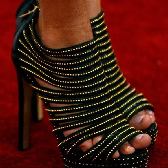 Christian Dior Studded Caged Bootie - Picture 3 of 15